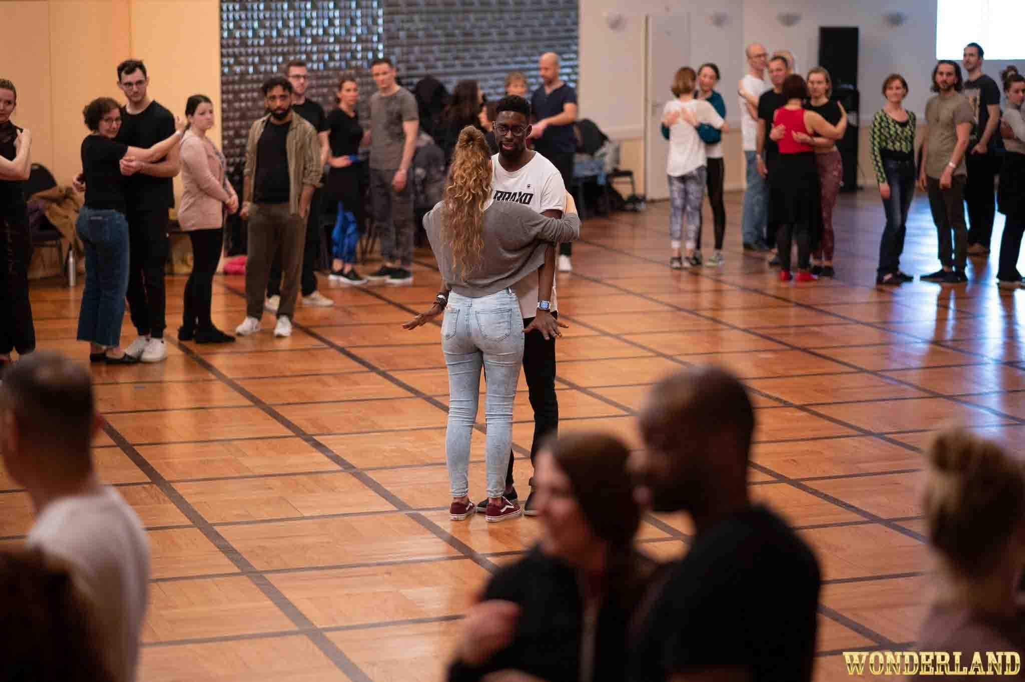 Sharing a fun exercise in a workshop.